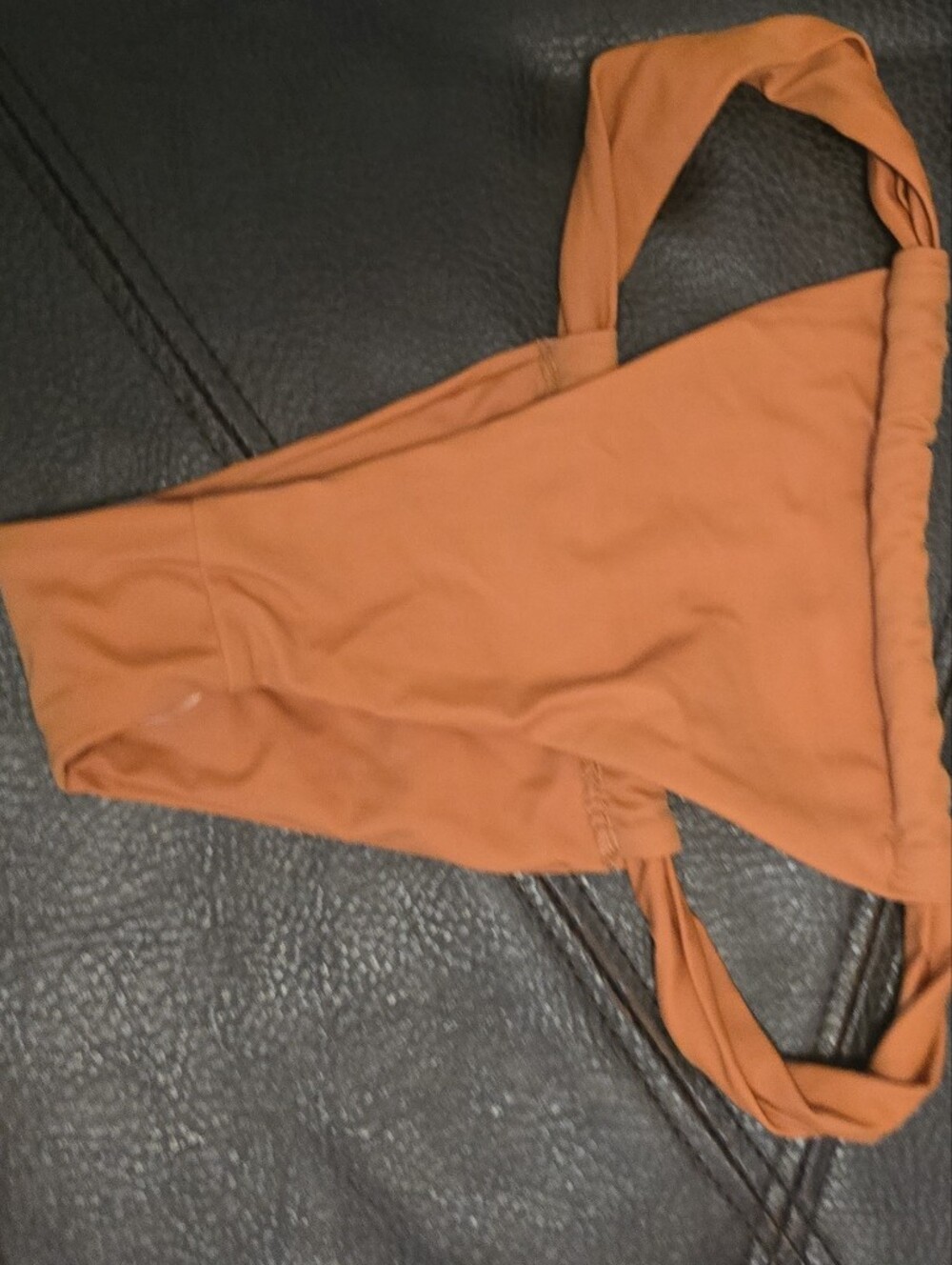 Matte Collection Orange Two-Piece Bikini Set - Picture 3 of 4